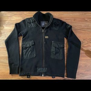 G-Star Raw Black Military Sweater - small